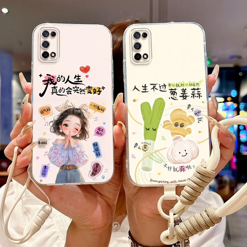 适用OPPOK7X手机壳PERM00直边透明0PP0K7x卡通oopp k7x软硅胶防摔