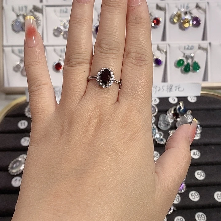 ʚ***°颈饰水晶银S925镶嵌