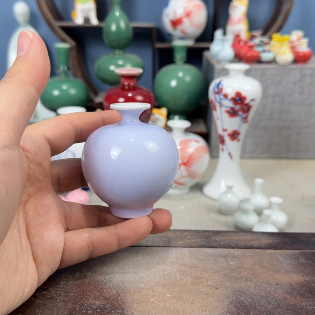 陶瓷手工小花器摆件