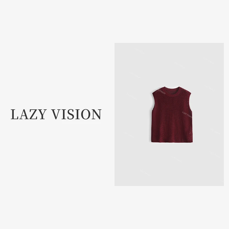 LAZYVISION春夏新款亚麻马夹T恤女ZMD-19145小小