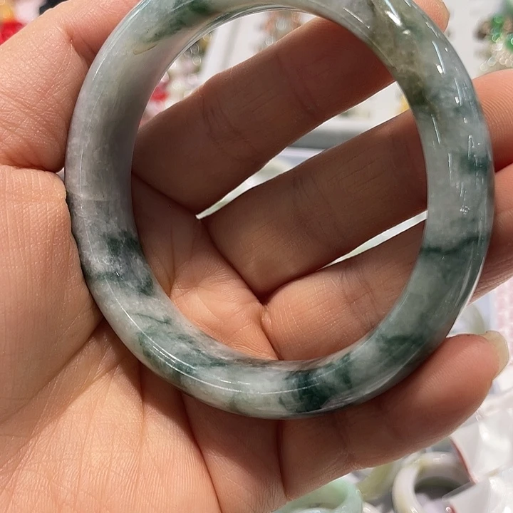 翡翠未镶嵌手镯纯天然a货翡翠手镯