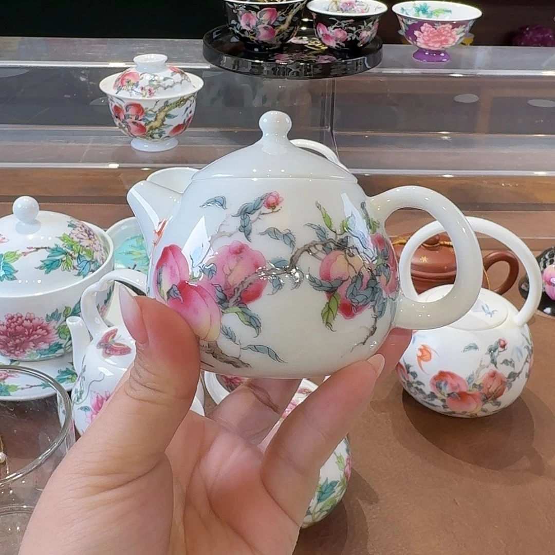 珐琅彩主人杯茶具套装