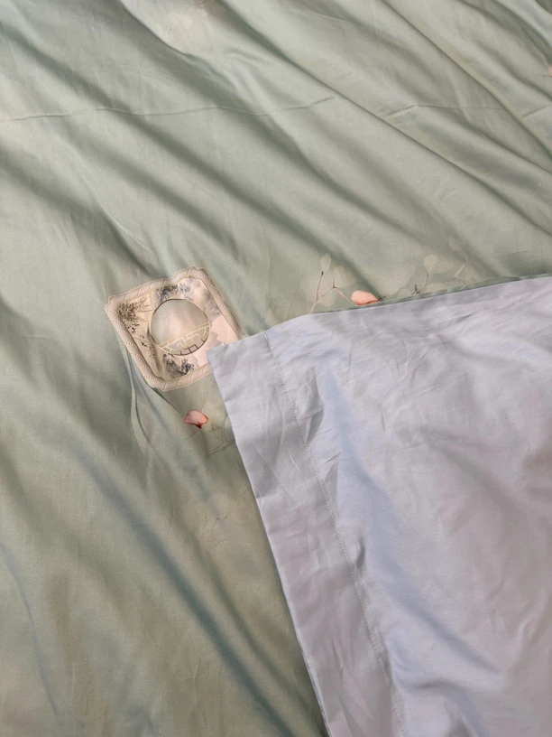 贡缎床上用品四件套夏季冰丝被套被罩床单2025新款