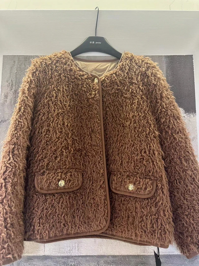 【木朴素皮毛一体】货号165