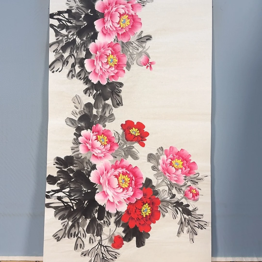 国画944 牡丹一如你初来