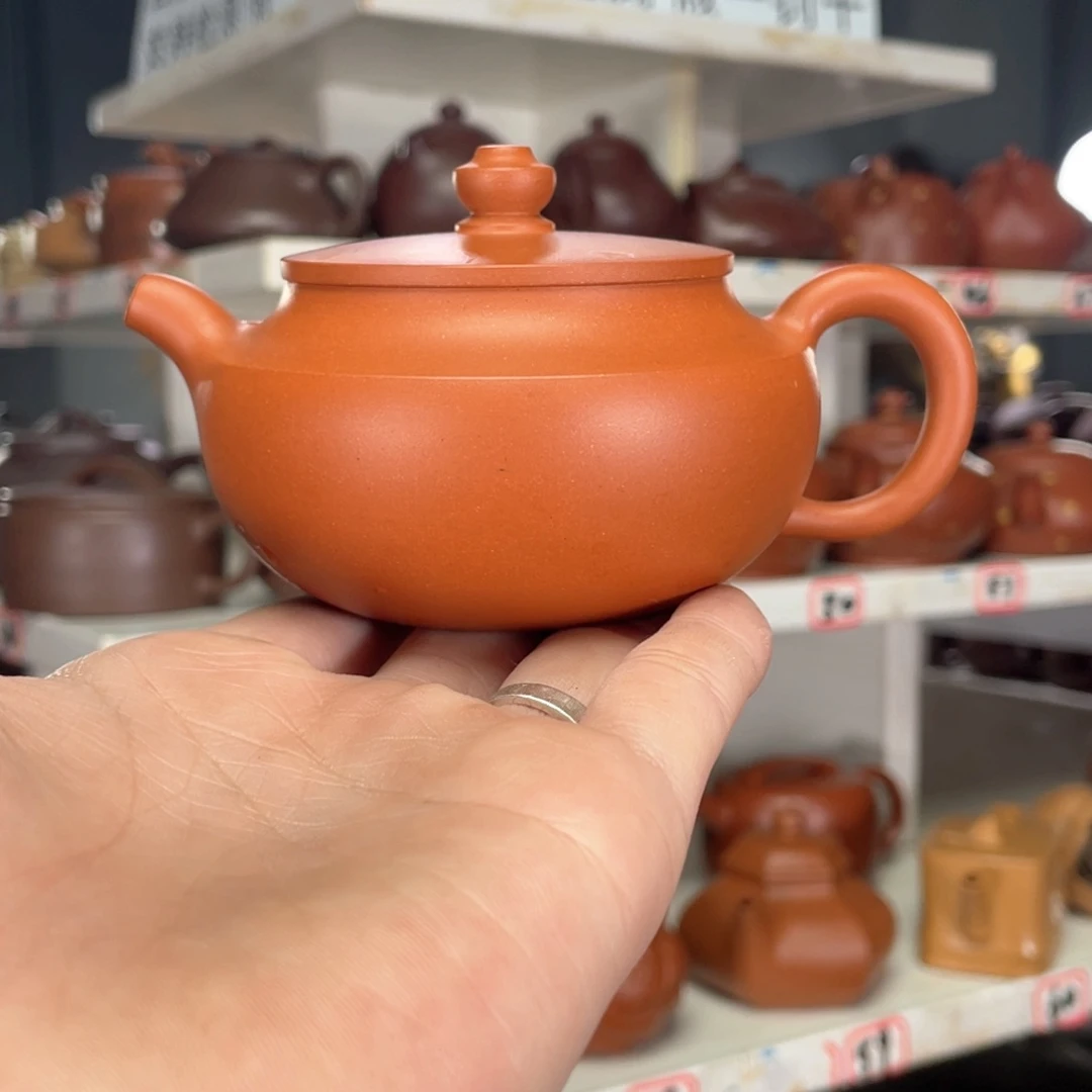 紫砂茶壶降坡半手工微瑕