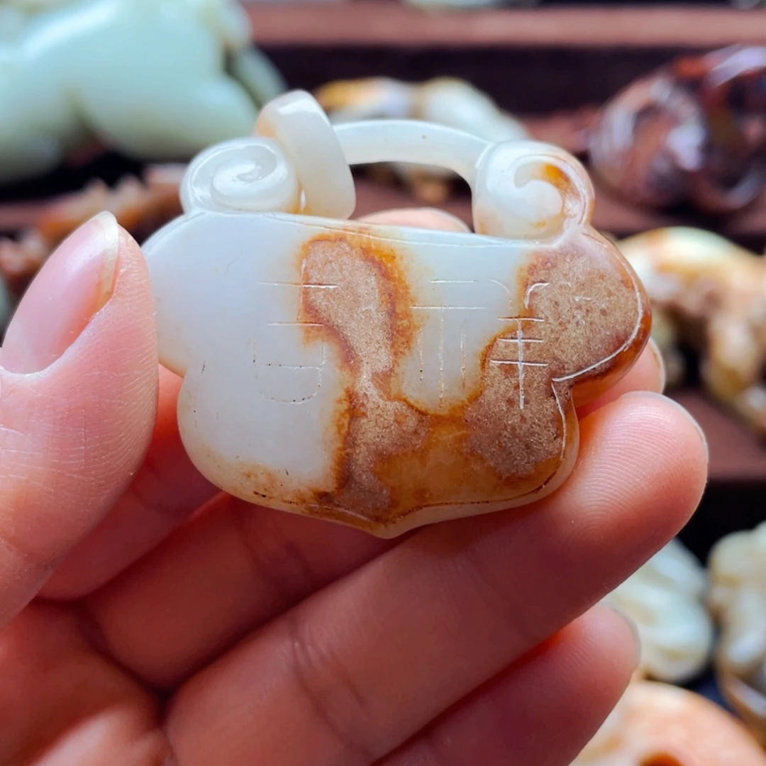 吊坠白玉菩提摆件