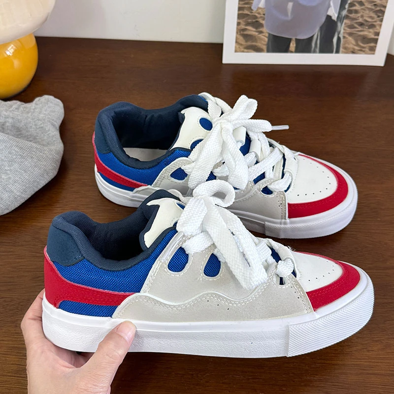 白色低帮时尚青春潮流港风新款复古男女同款856学院小众休闲板鞋