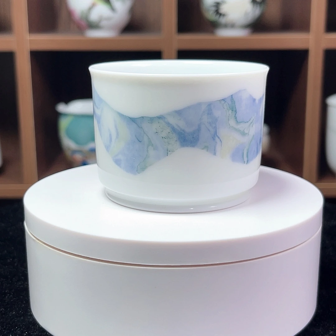 葉***…醴陵釉下五彩瓷杯子