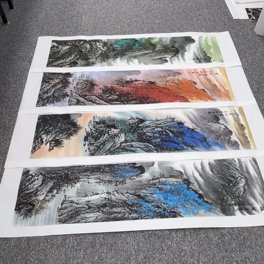 国画卖字画的小老板