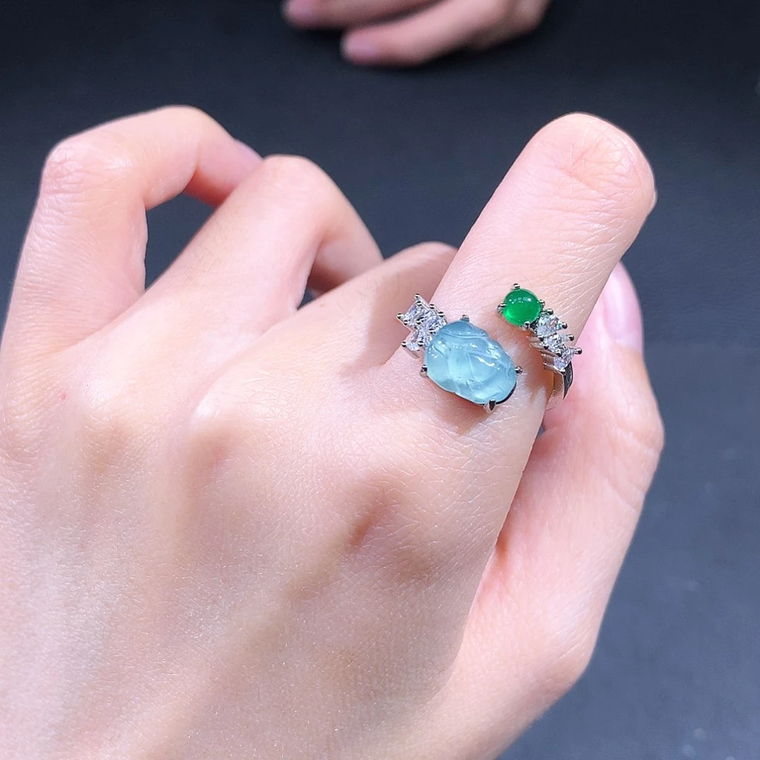 未镶嵌戒指翡翠翡翠