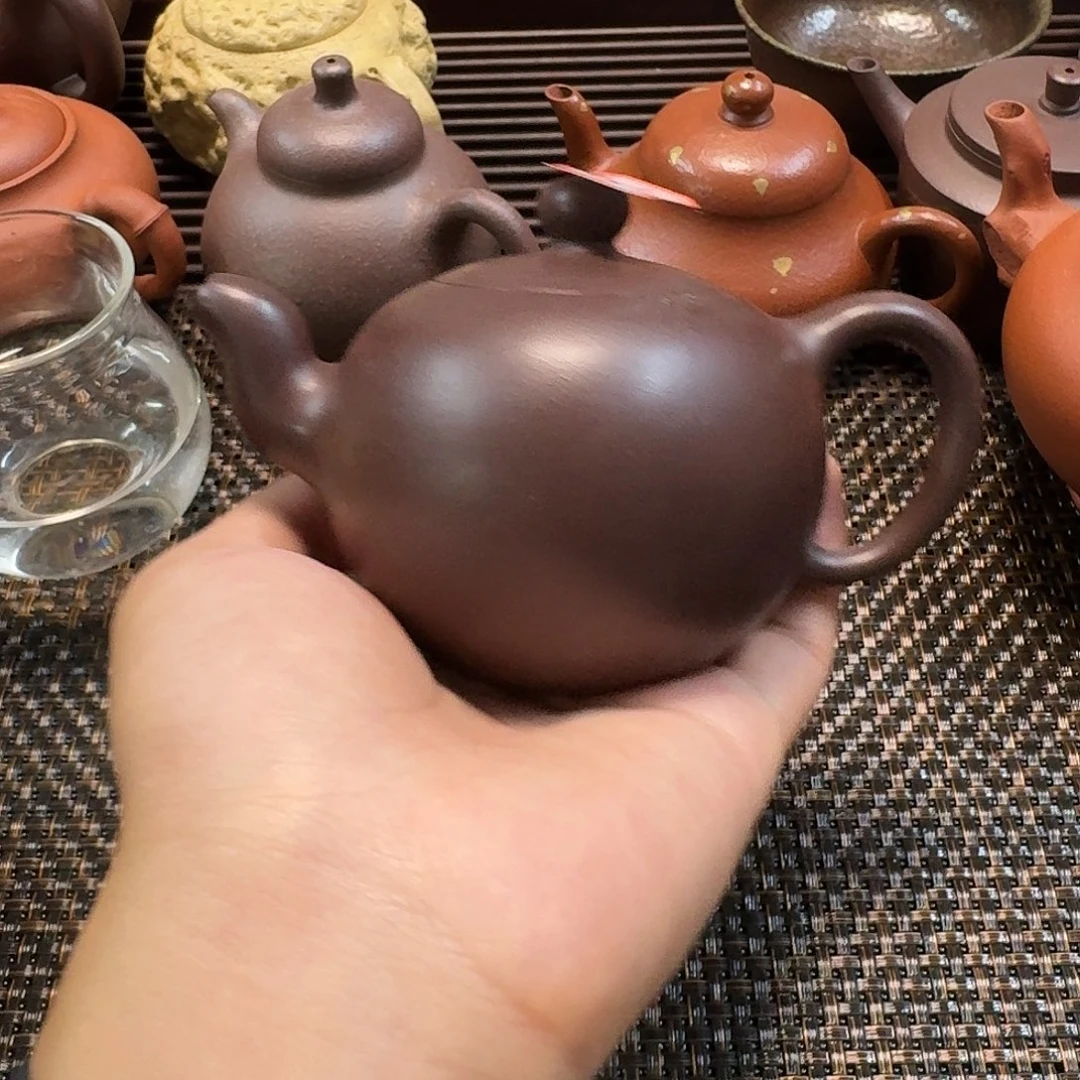 茶壶紫砂3号一粒珠瑕啦啦啦啦啦