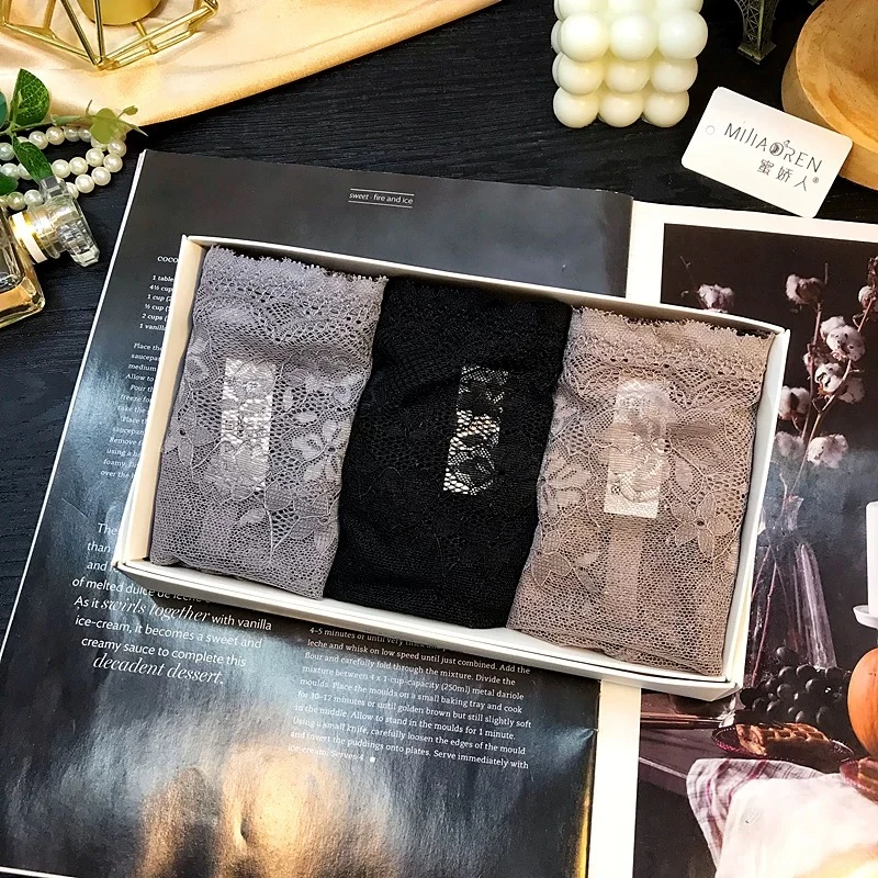 时尚蕾丝中腰打底裤#445