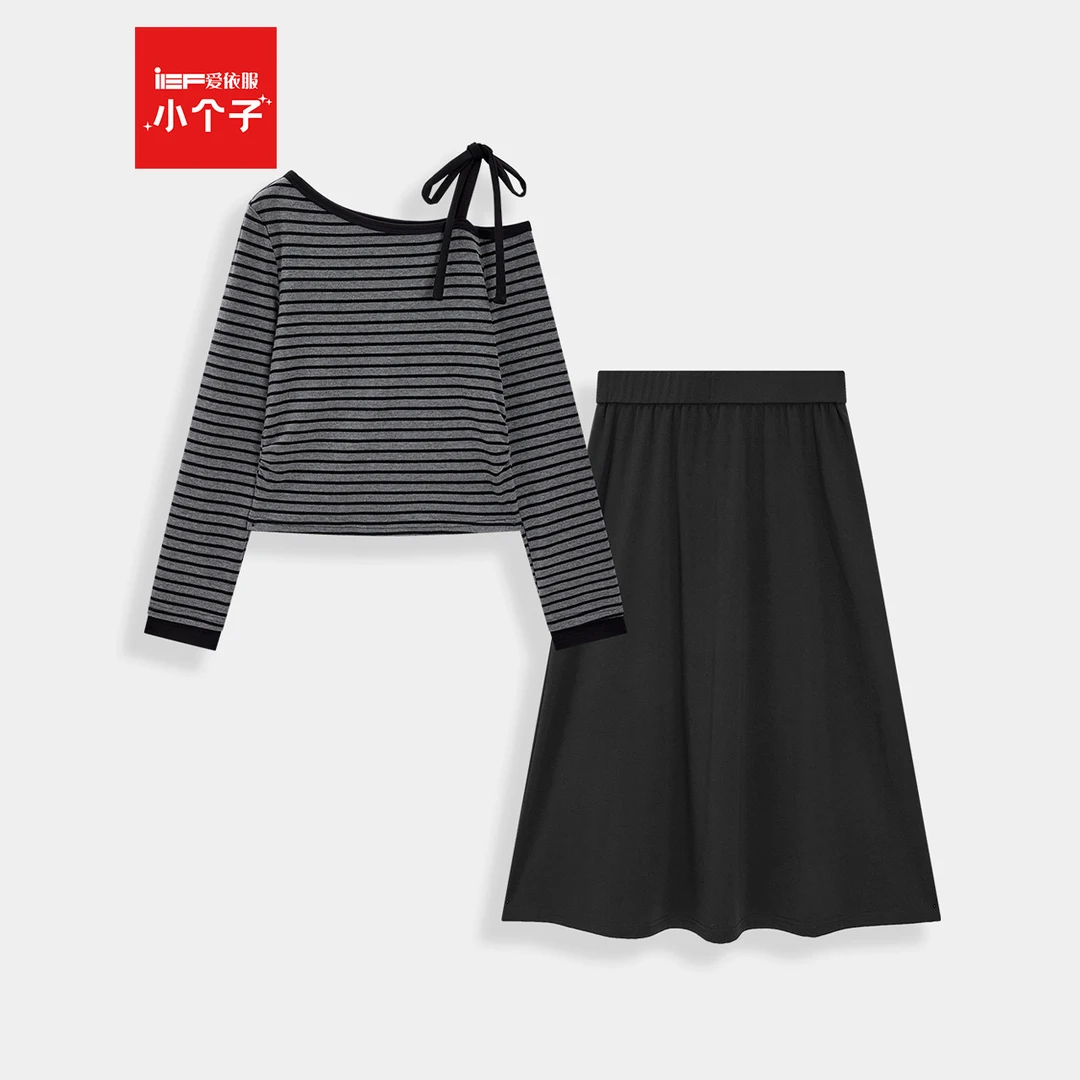 【小个子】IEF/爱依服秋季新款休闲显瘦套装复古气质显瘦套装~