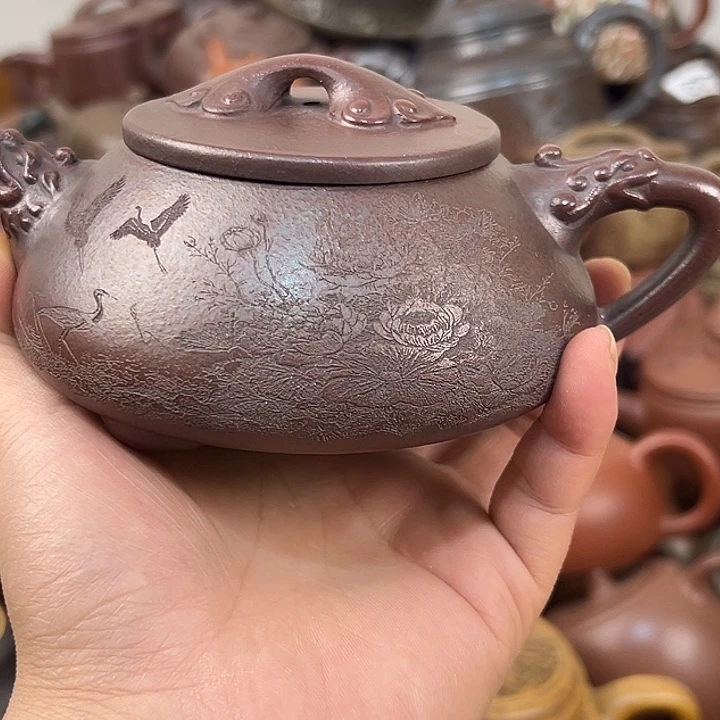 茶壶紫砂紫砂微瑕