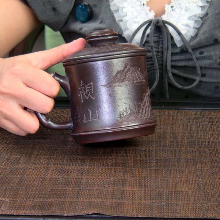 茶杯紫砂高货放漏