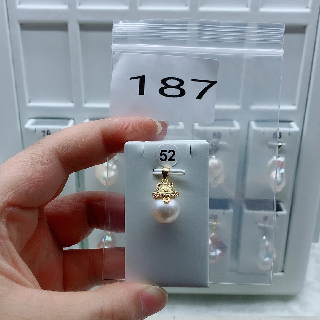 吊坠(不含链)淡水珍珠合金