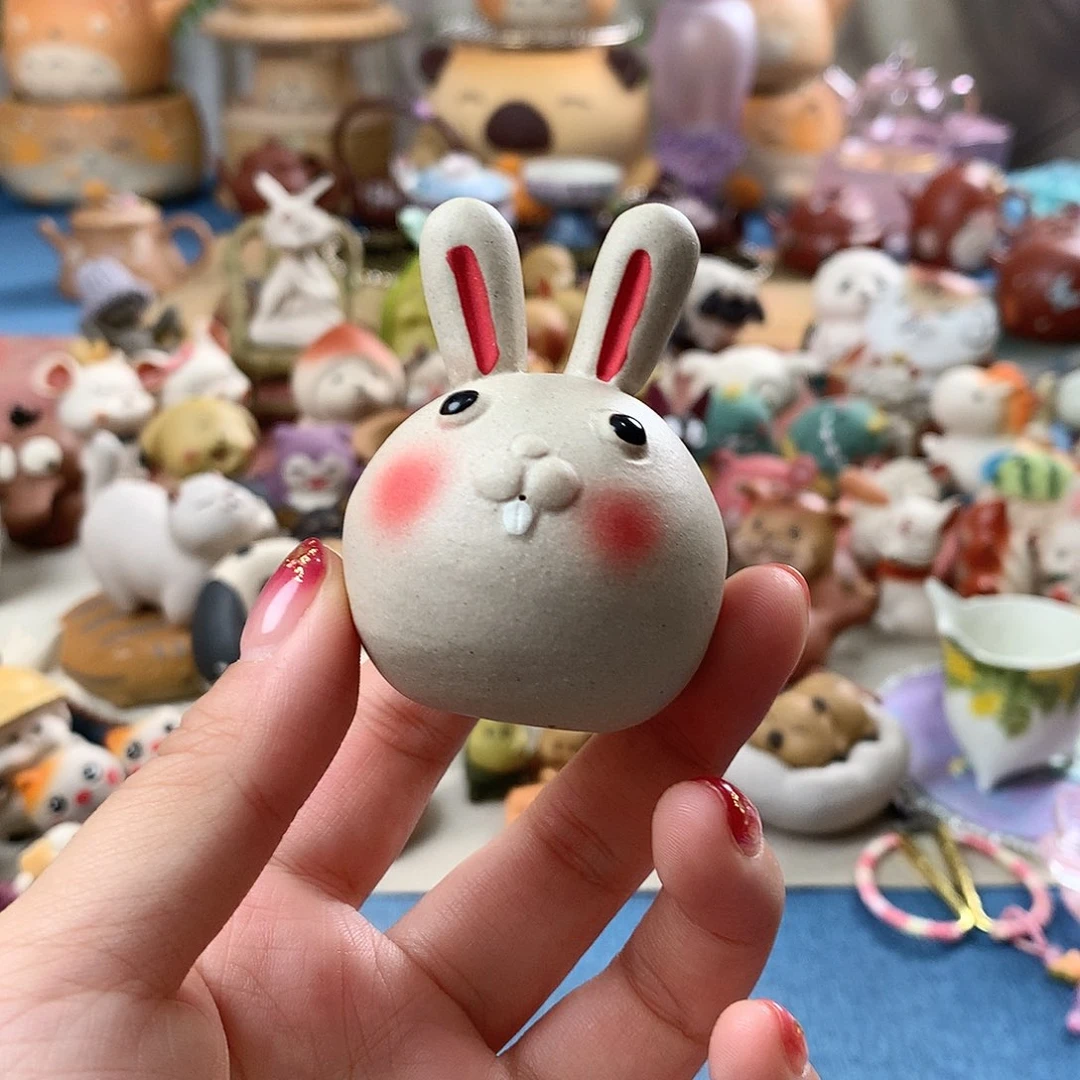 紫砂茶宠手工制作