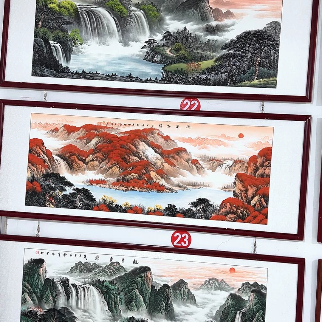 国画吉**子手绘保证假一罚万