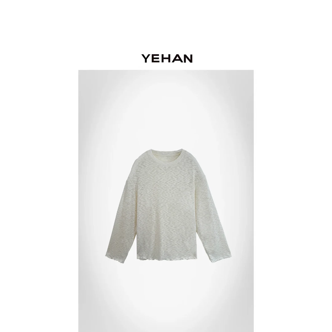 YEHAN 软糯糯小花边上衣 2025春季新款NEW