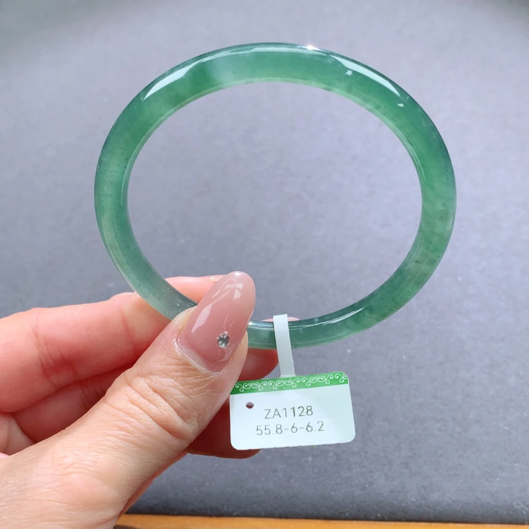 翡翠手镯未镶嵌天然翡翠手镯叮当镯