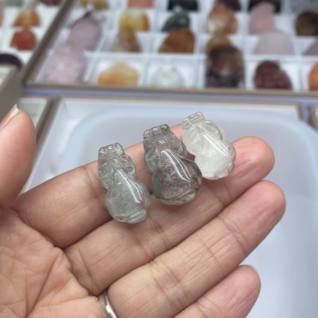 水晶吊坠(不含链)未镶嵌矮*真