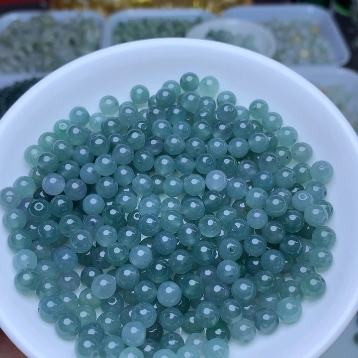 翡翠散珠卡5.7冰蓝水30个