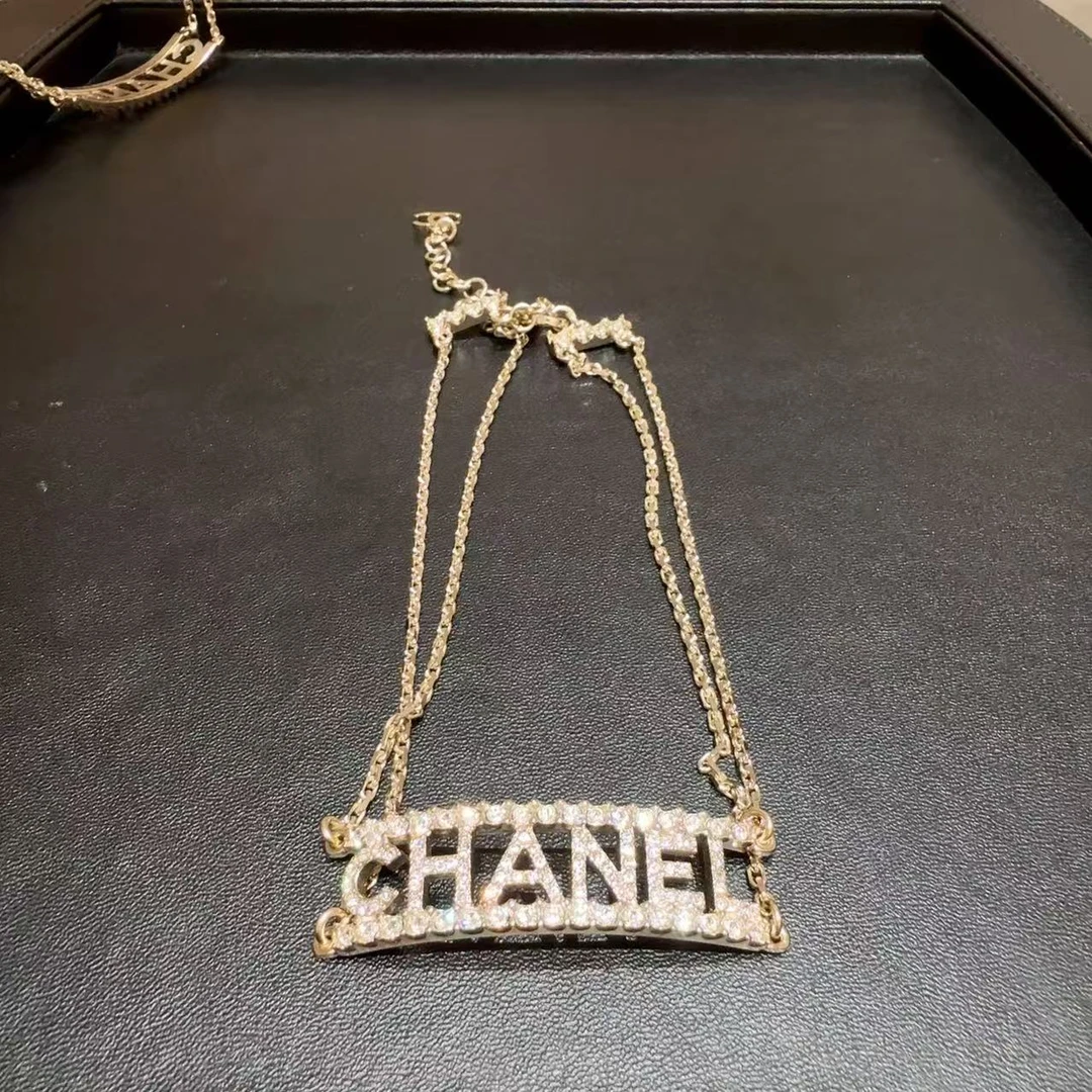 99新 Chanel/香奈儿 22C水钻字母/chocker颈链/项链