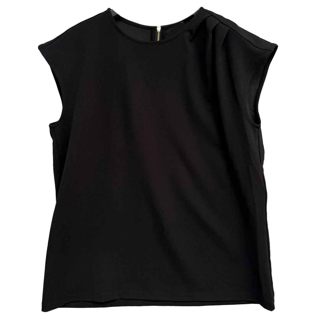 4787#无袖上衣舒适百搭潮流气质