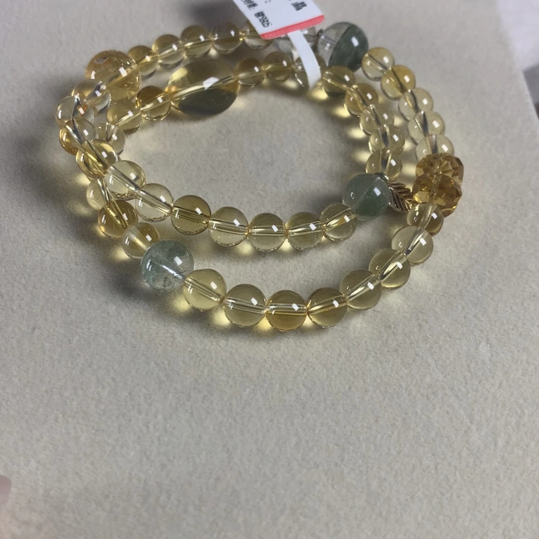 水晶银S925镶嵌手串