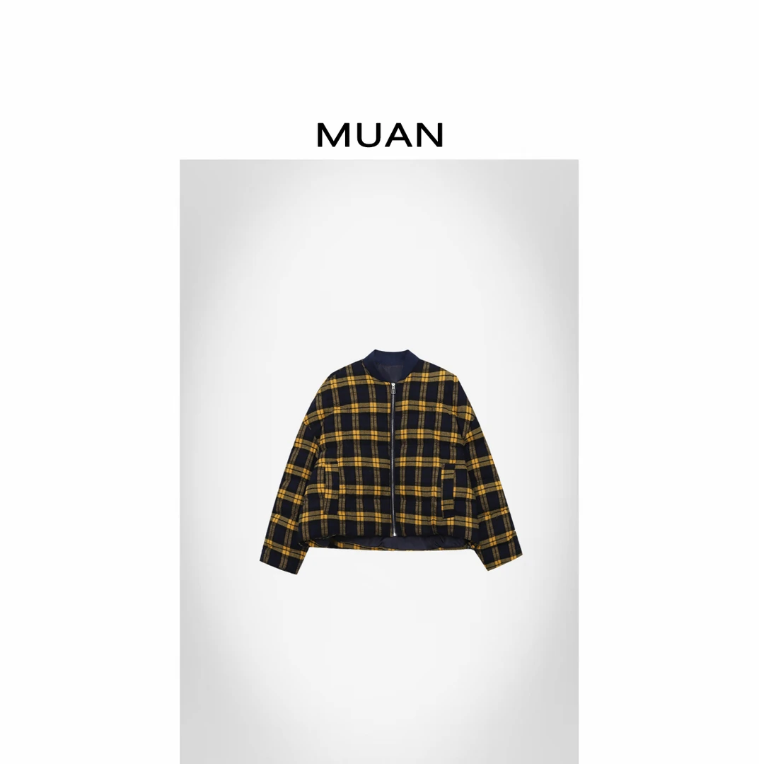 木岸MUAN：《格格巫羽绒服》定制95白鸭百搭羽绒服外套D-JD-52006