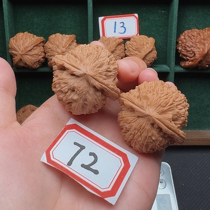 吊坠文玩核桃全品41尺白狮子