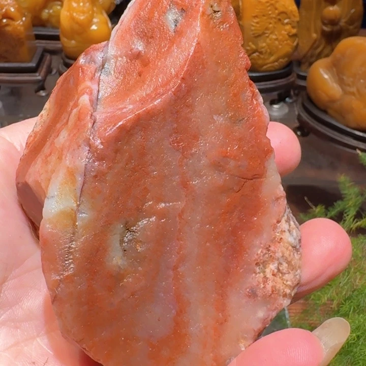 寿山石水**影寿山石石头