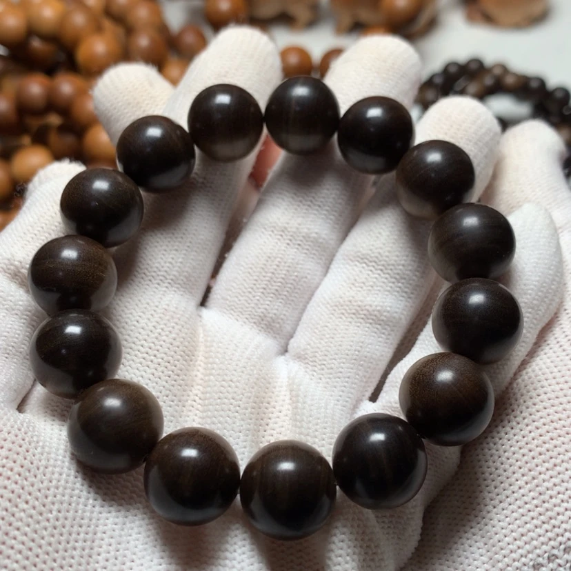 【闪购商品】檀香木手串/手链假*檀香手串1.5阴沉沉水