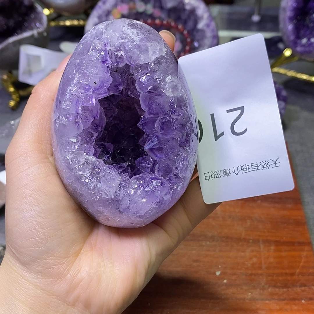 珠宝半成品未镶嵌紫晶