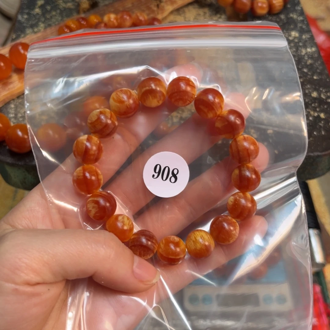 松木（琥珀木）手串/手链1.2单圈908