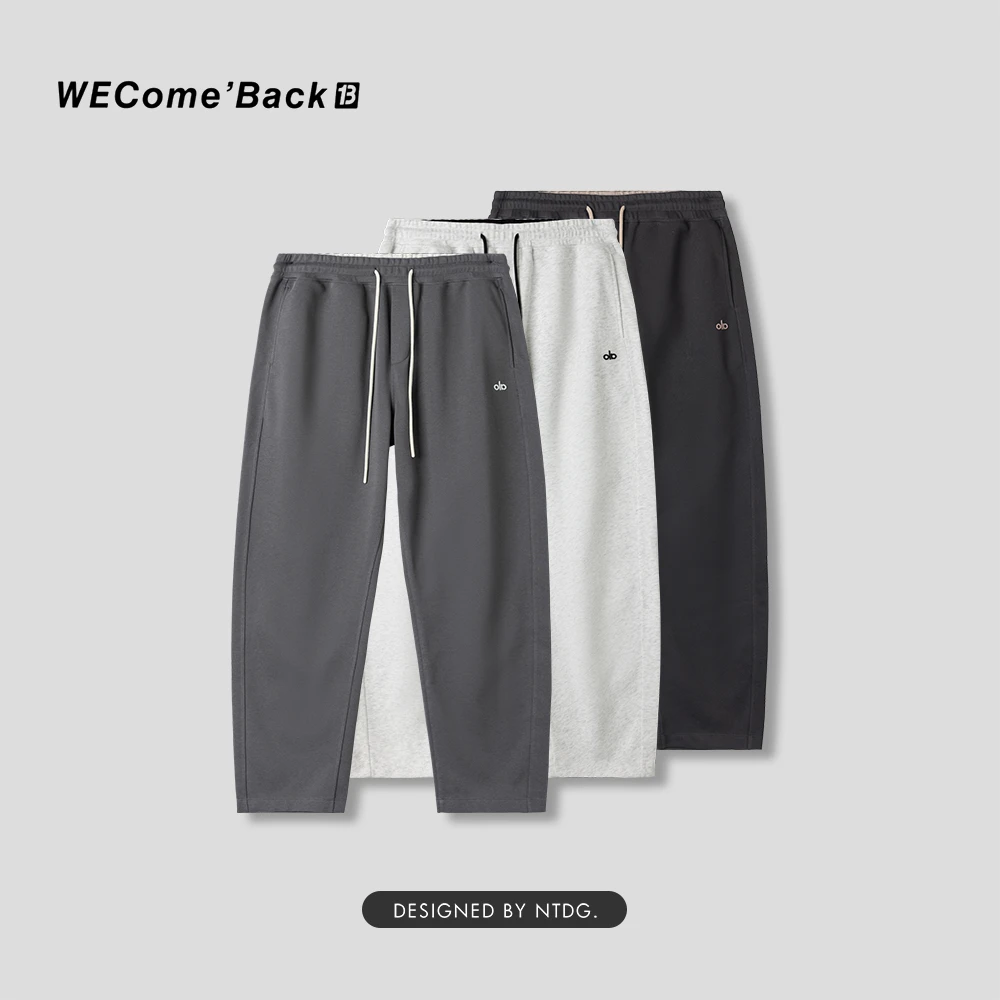 夏款曼巴棉运动长裤男宽松透气直筒卫裤90189