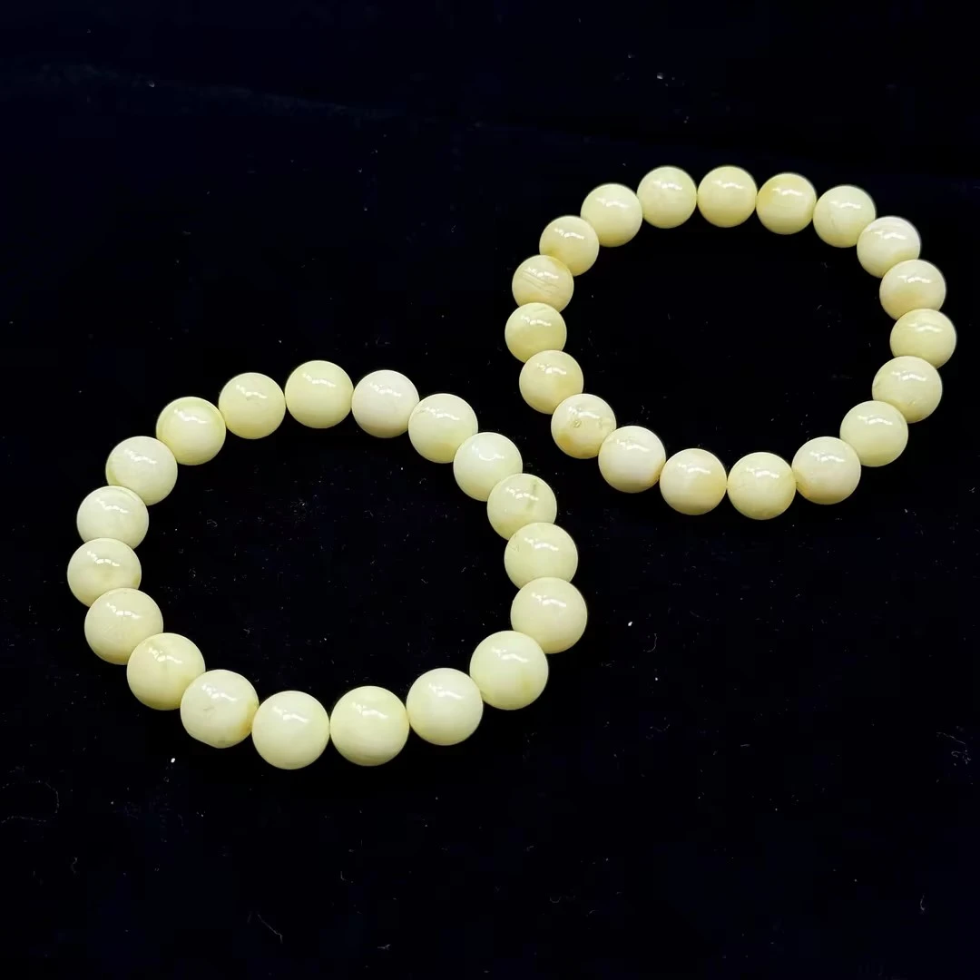 【CH】白蜡手串-约10mm（多样性发其一）