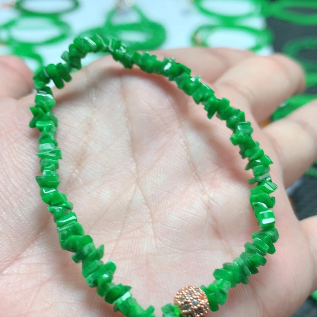 未镶嵌手链翡翠翡翠