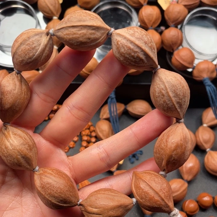 錦***程橄榄核手串/手链梅林铁核老料