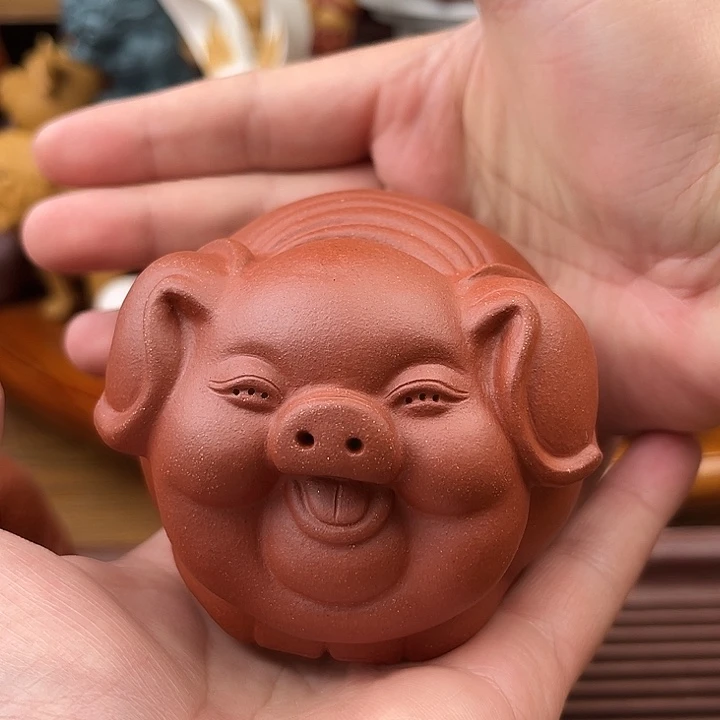紫砂茶宠紫砂猪猪