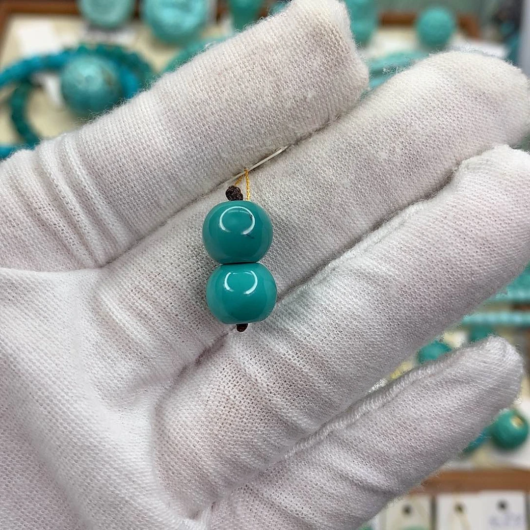 绿松石未镶嵌挂件流*