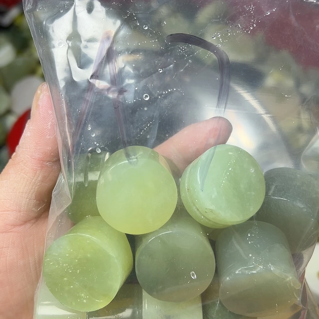 做***己蛇纹石玉未镶嵌鱼缸石 盆景石