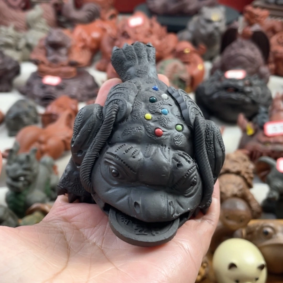 【闪购商品】紫砂茶宠紫砂金蟾