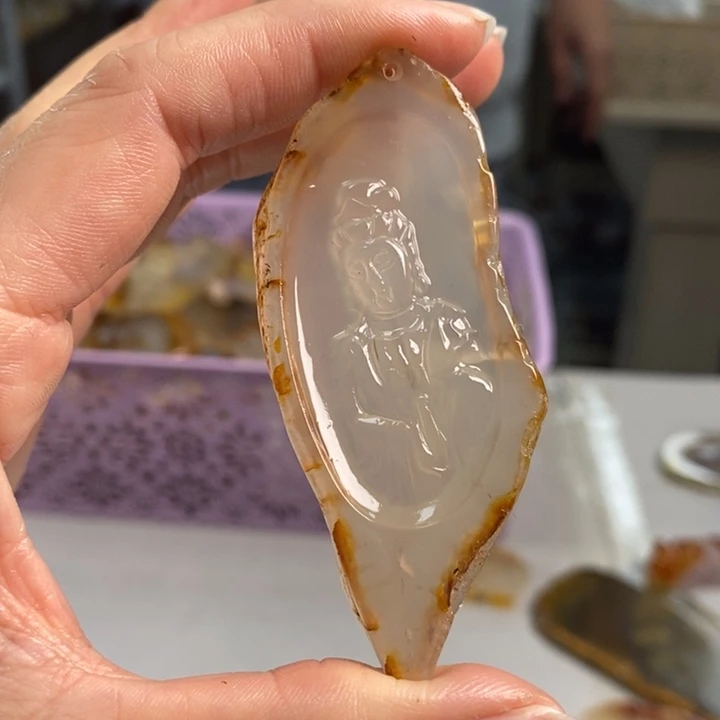 玛瑙/玉髓吊坠(不含链)未镶嵌