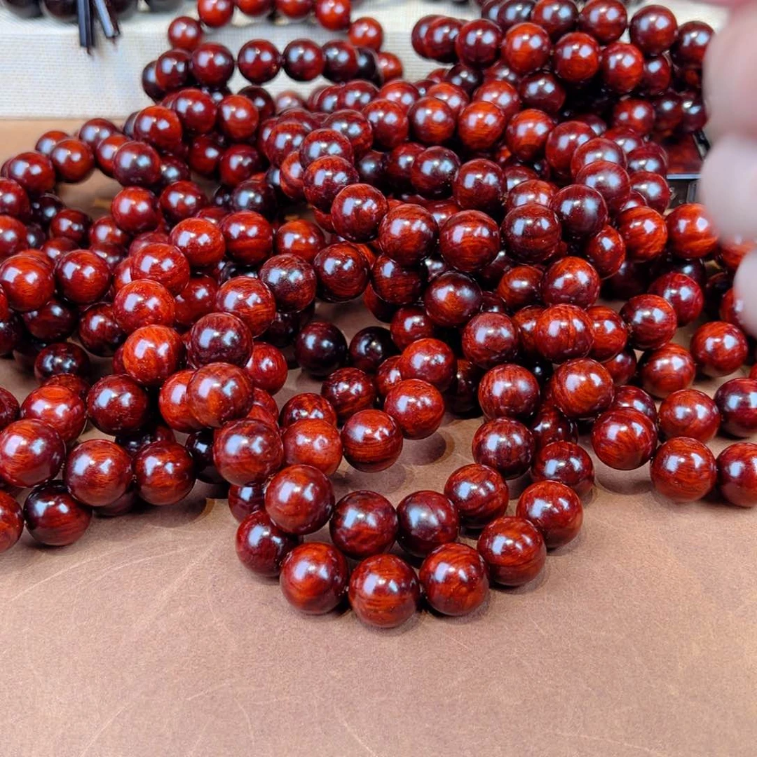 小叶紫檀手串/手链1.5毕业水波金星鳞底