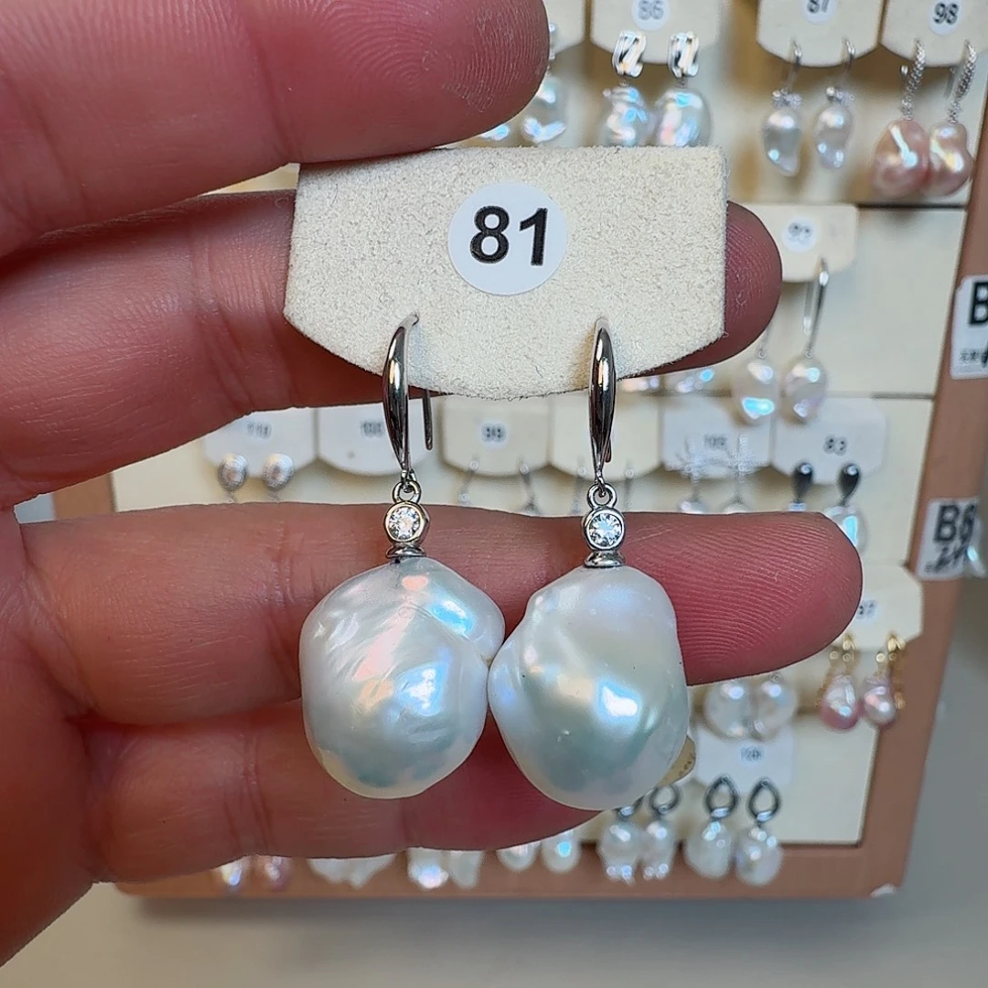 银S925镶嵌颈饰淡水珍珠