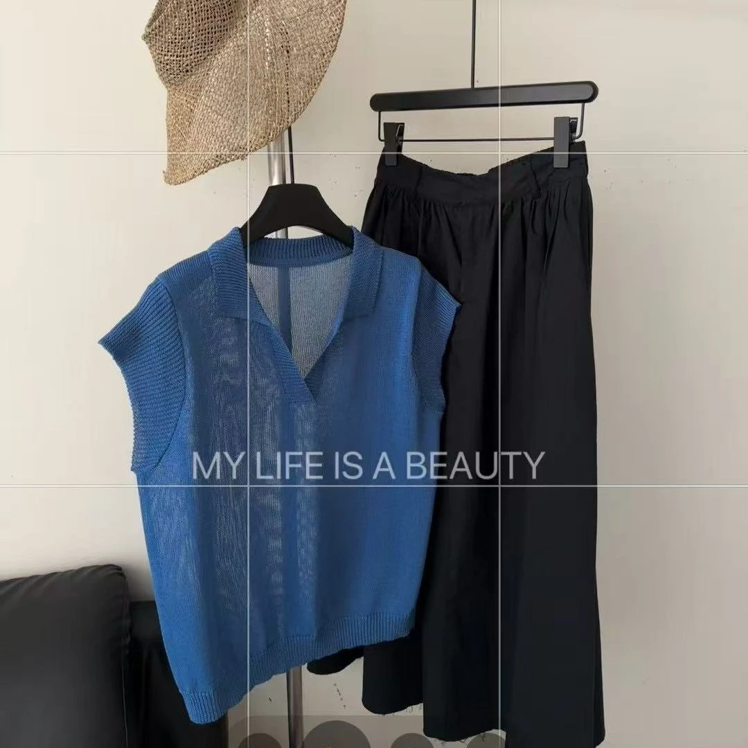 P&C studio 翻领飞袖针织