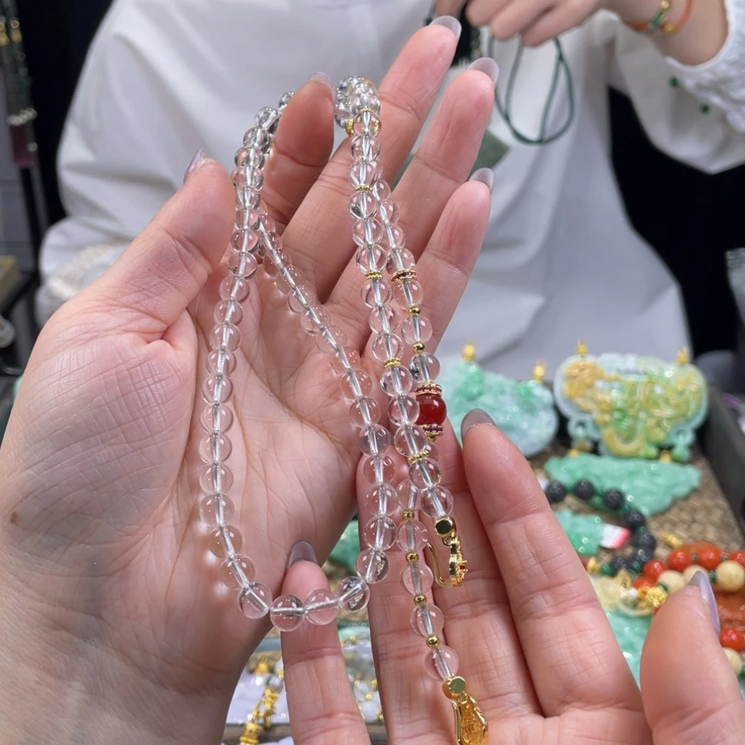 翡翠颈饰未镶嵌代编织