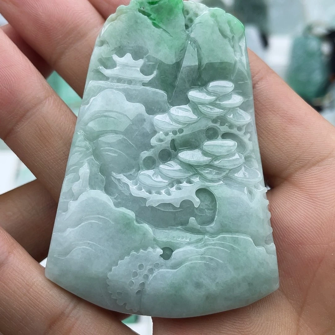 颈饰未镶嵌翡翠翡翠